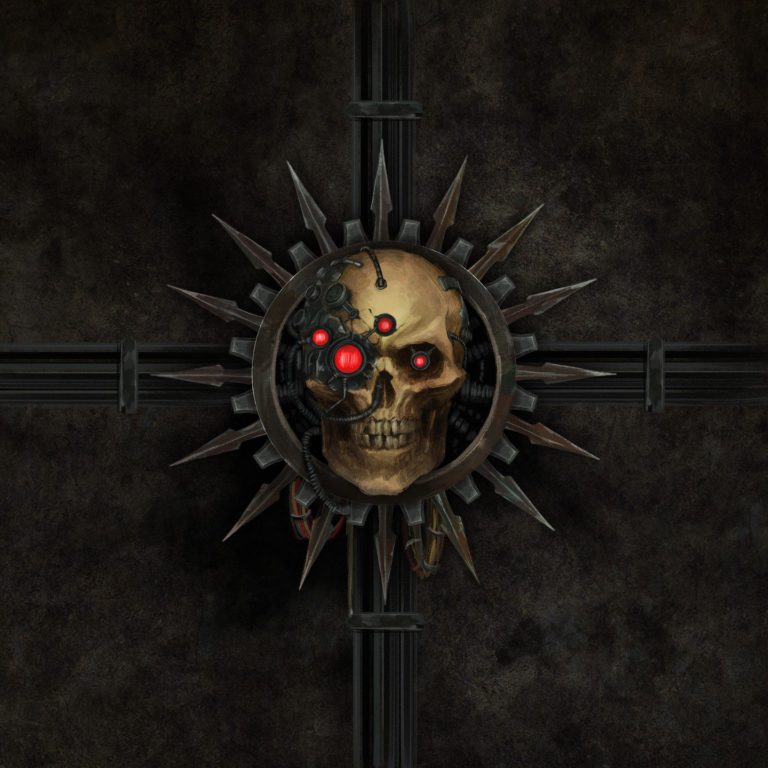 Emblem of the Dark Mechanicus by Serdjek Sholohovshek 