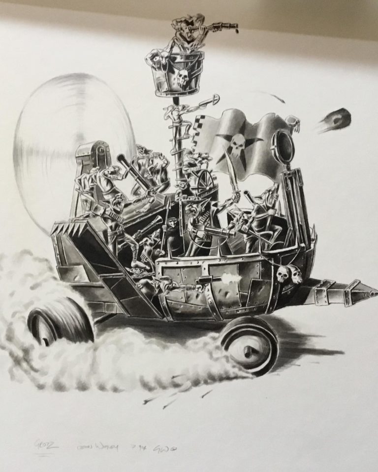 Gorkamorka: Gretchin Warbuggy by John Wigley 