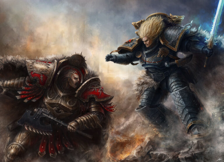 Leman Russ vs Angron by Jinwoo Park Leman Russ vs Angron by Jinwoo Park