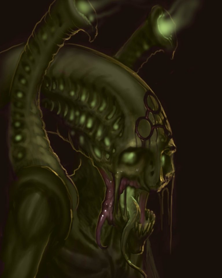 Nurgle Corrupted Alien by Matthieu Decock 