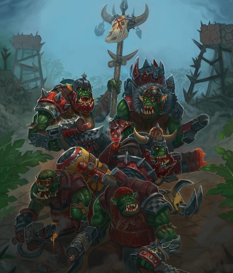 Ork Kill Team by Konstantin Emelyanov 