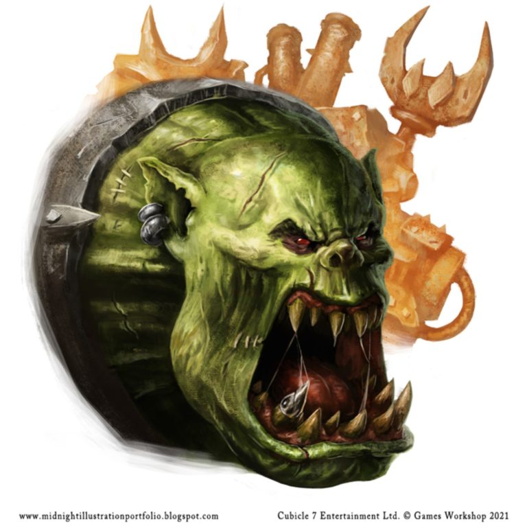 Ork Portrait by Sam Manley 