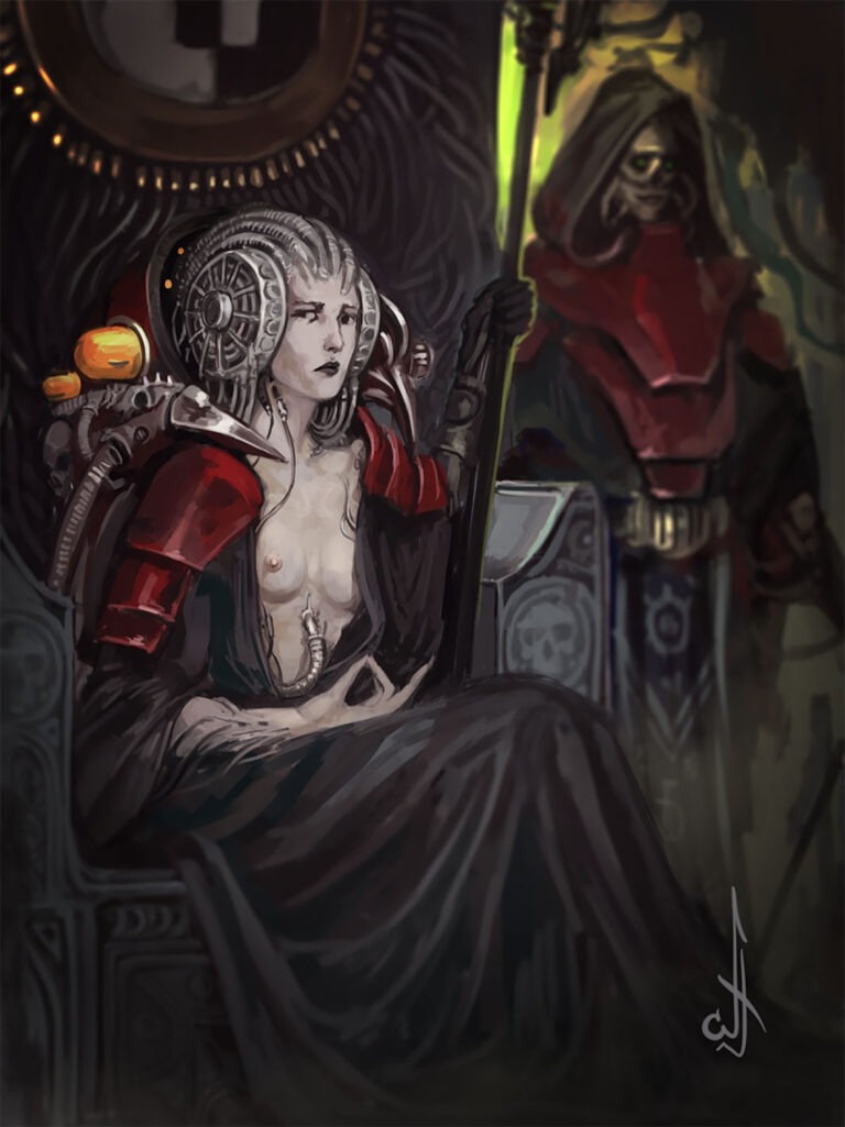 Stygies VIII Tech-Priestess by Nictanova 