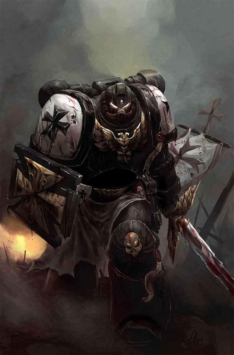 The Black Templar by Tze Kun Chin 