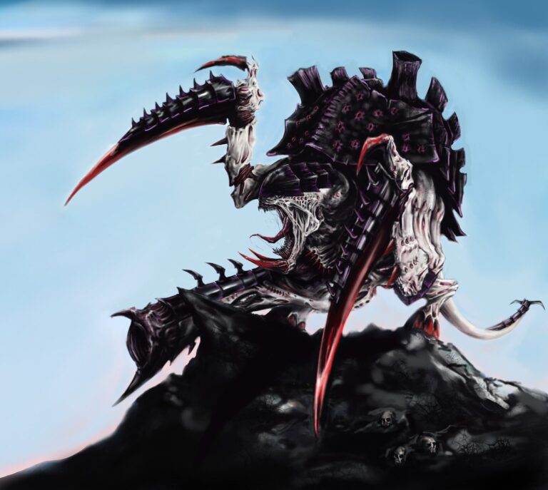 Tyranid Carnifex by Marc Petrelis 