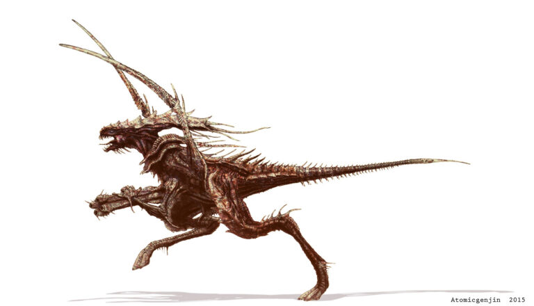 Tyranid Warrior by Joel Delica 