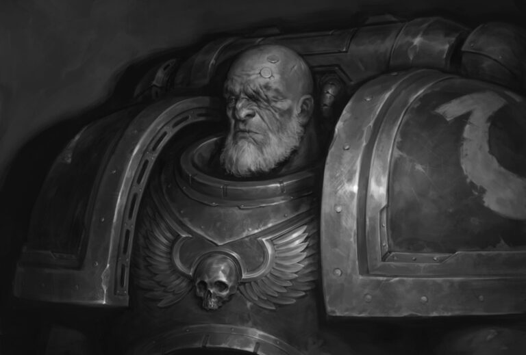 Ultramarine Portrait by Ivan Dedov 