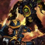 Ultramarine vs Ork by Daniel Blokland (DanielBlokland)