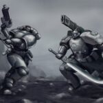 War Hound Astartes vs Gue’ron’vesa by Rahmat Riad (rahmat.riad | fabernuck)