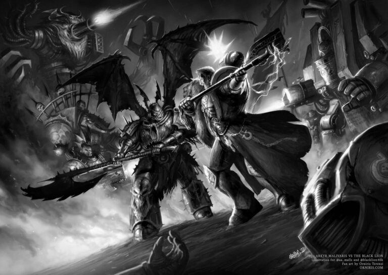 Arkyr Malivaris VS The Black Lion by Orniris Terensi 