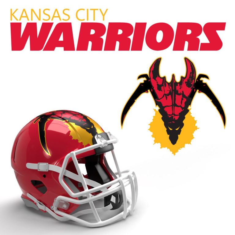 Kansas City Warriors 40K NFL Logo by Casey Landreth 