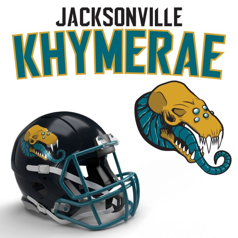 Jacksonville Khymerae 40K NFL Logo by Casey Landreth 