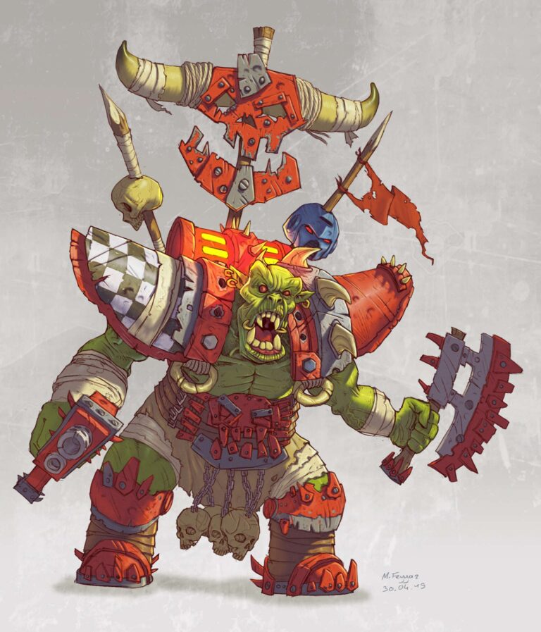 Ork Warboss by Muhammet Feyyaz 