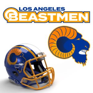 Los Angeles Beastmen 40K NFL Logo