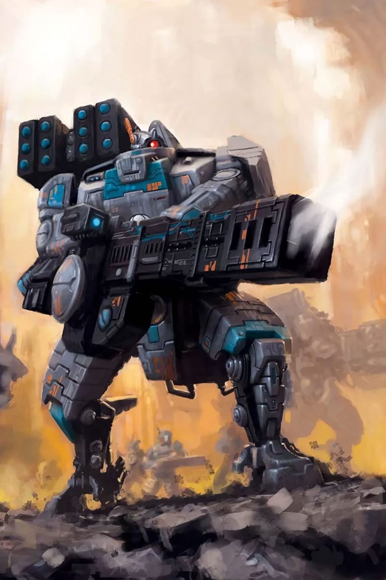 T’au Broadside Battlesuit by Mark Holmes 