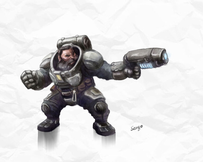 Warhammer 40K Squat by Sergo Badoian 