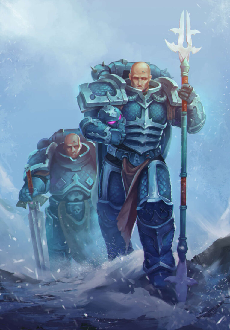 Alpharius and Omegon by Vitaly Perevoshikov 