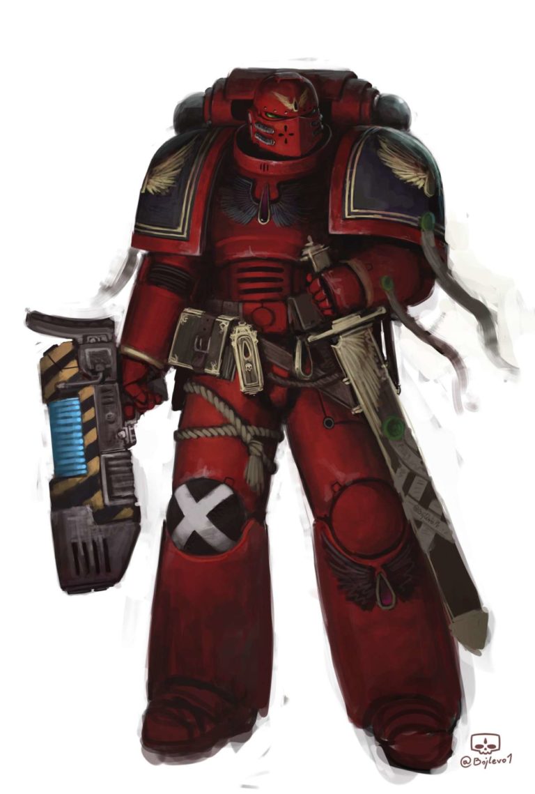 Blood Angels Sergeant by Bojler b 