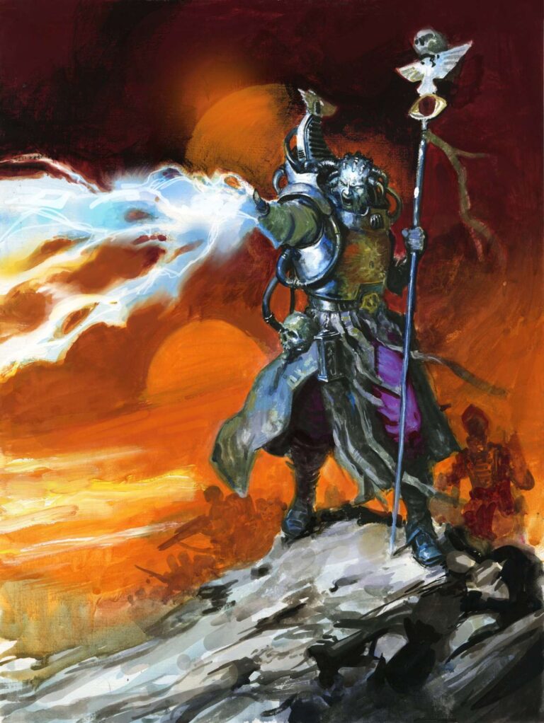 Imperial Guard Psyker by Thomas Elliott 