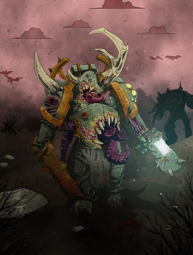 Nurgle Plague Marine by Ivan Fanning Nurgle Plague Marine by Ivan Fanning