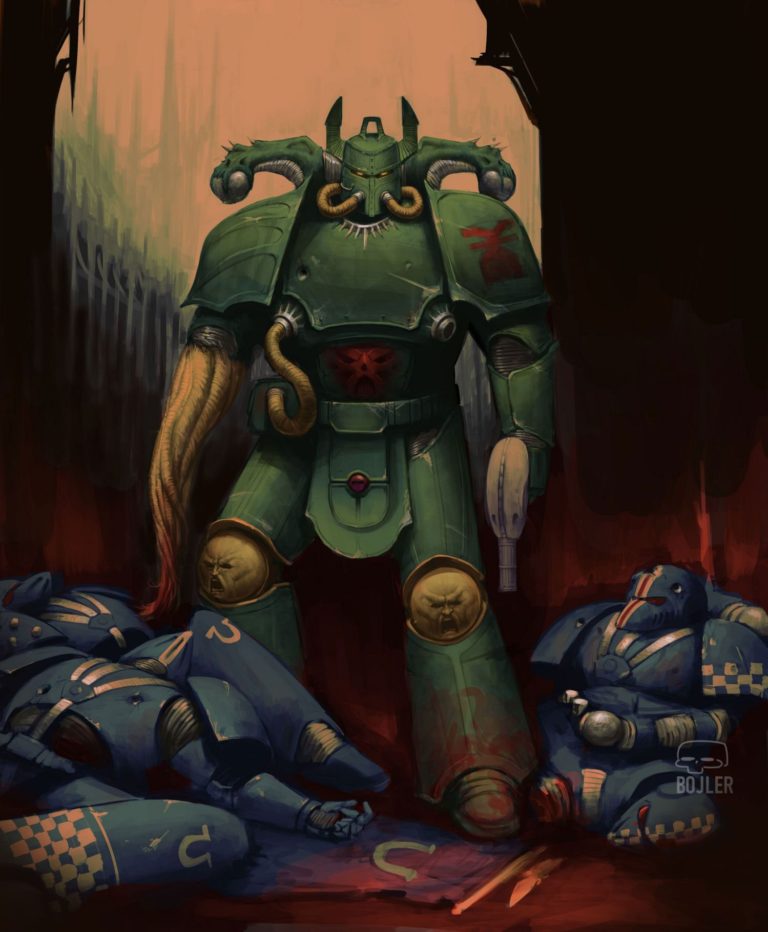 Old School Chaos Marine by Bojler b 