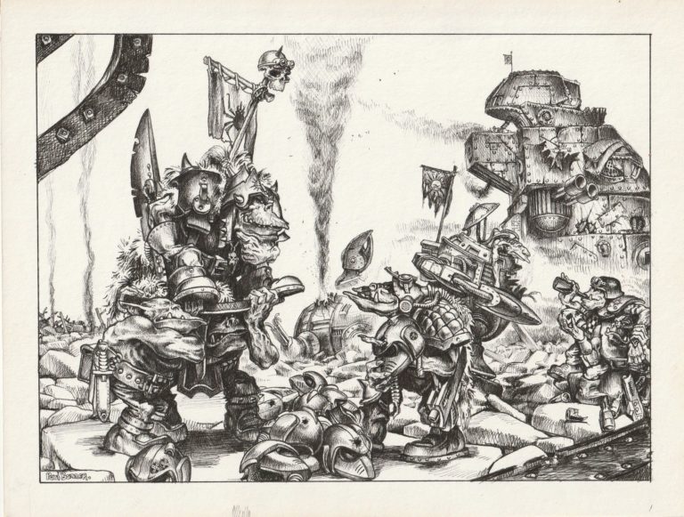 Orky Goings On by Paul Bonner