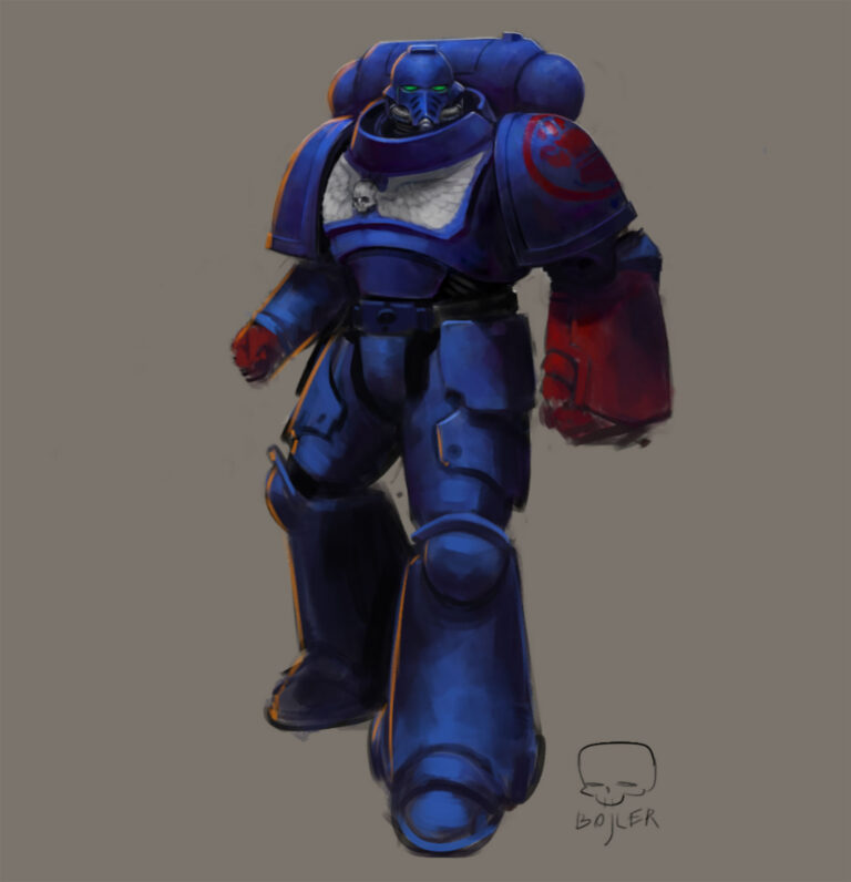 Primaris Crimson Fist by Bojler b 