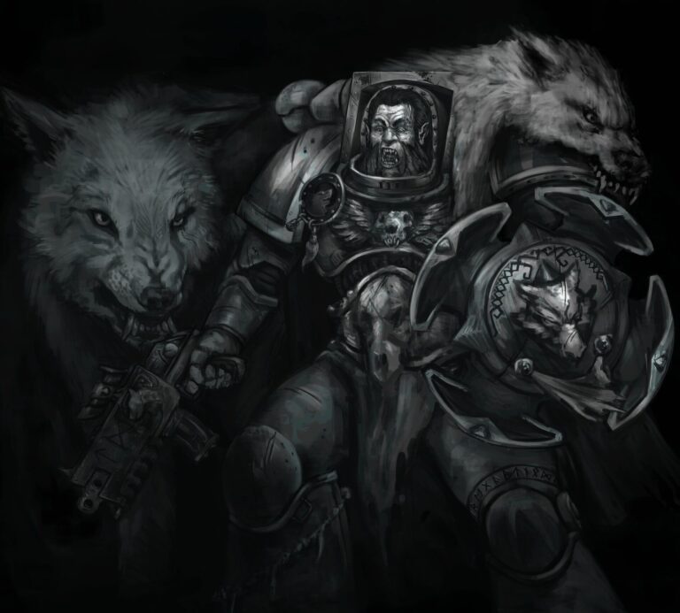 Space Wolf by Julien Yassin Chevalier