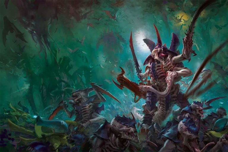 Tyranid Cover Art by Pedro Nunez 