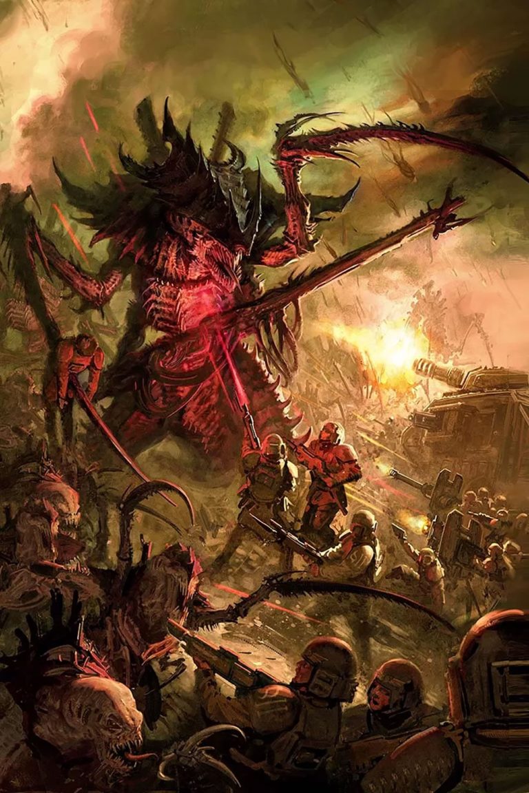Tyranids Vs Astra Militarum by Thomas Elliott 