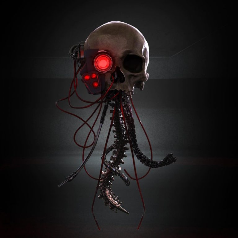 Faithful Servo-Skull by Imagist Iris 