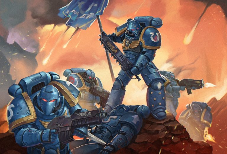 Ultramarines by Vitaly Perevoshikov 