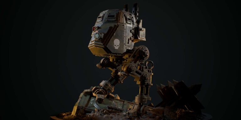 40k Sentinel by Mark Ranson 