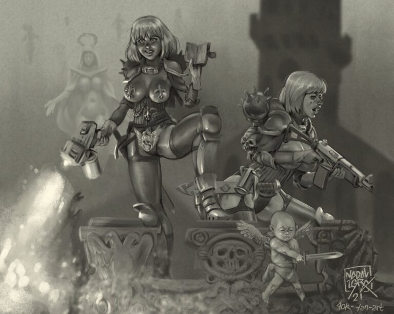 Adepta Sororitas by Nadav Igra 