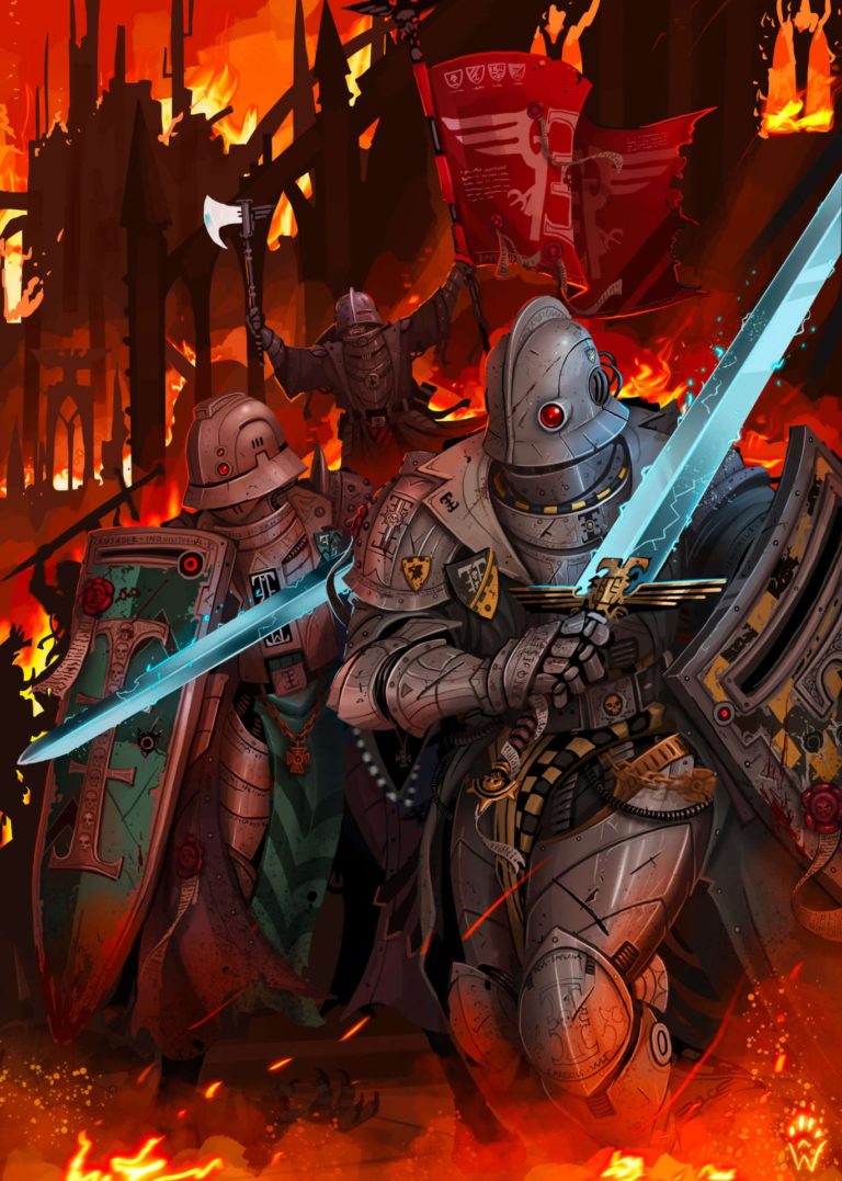 Inquisitorial Crusade Forces by Wolfdawg Art 