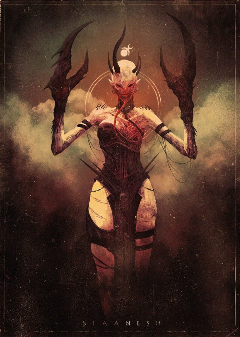 Daemonette of Slaanesh by Daniel Vega 