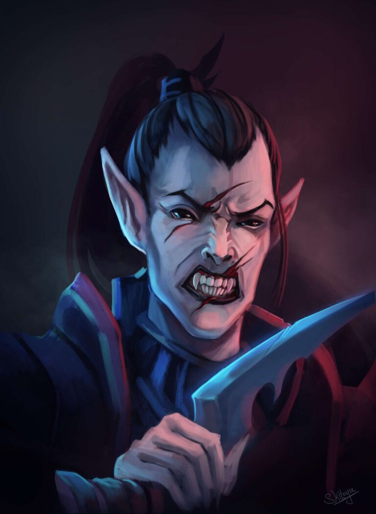 Drukhari Portrait by Vesta Menyachikhina 