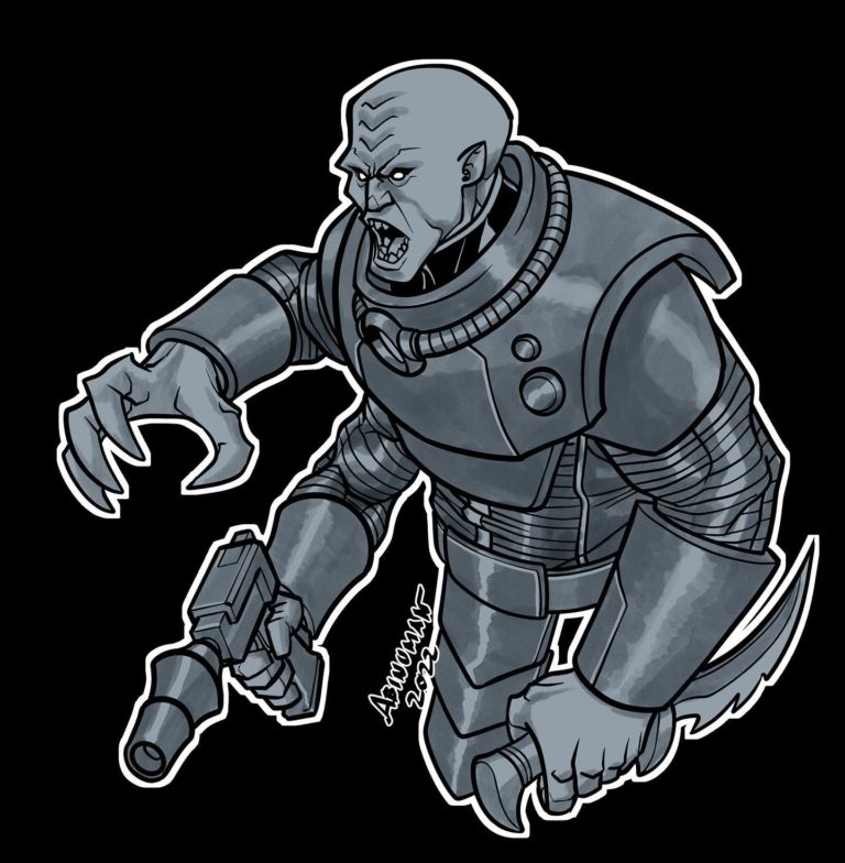 Genestealer Cultist by Judd Abinuman 