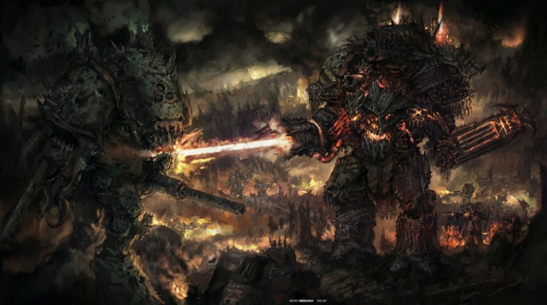 Iron Warriors vs Nurgle by Dmitry Brushray 