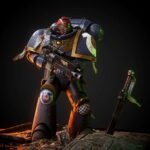 Primaris Space Marine Intercessor by Mark Ranson (Inspired Polygons)