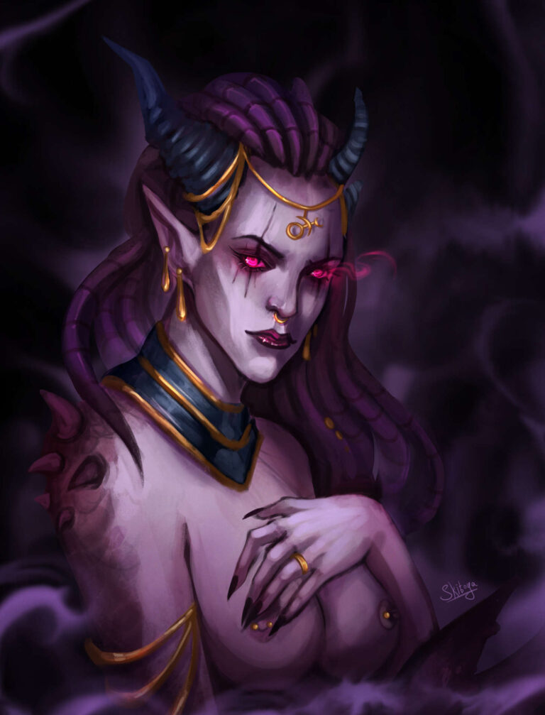 Slaanesh Daemonette by Vesta Menyachikhina 