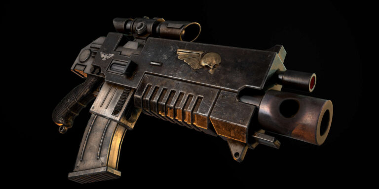 Space Marine Bolter by Mark Ranson 