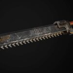 Space Marine Chainsword by Mark Ranson (Inspired Polygons)