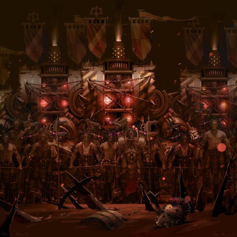 Tech-Barbarian Horde by Oscar Obando 