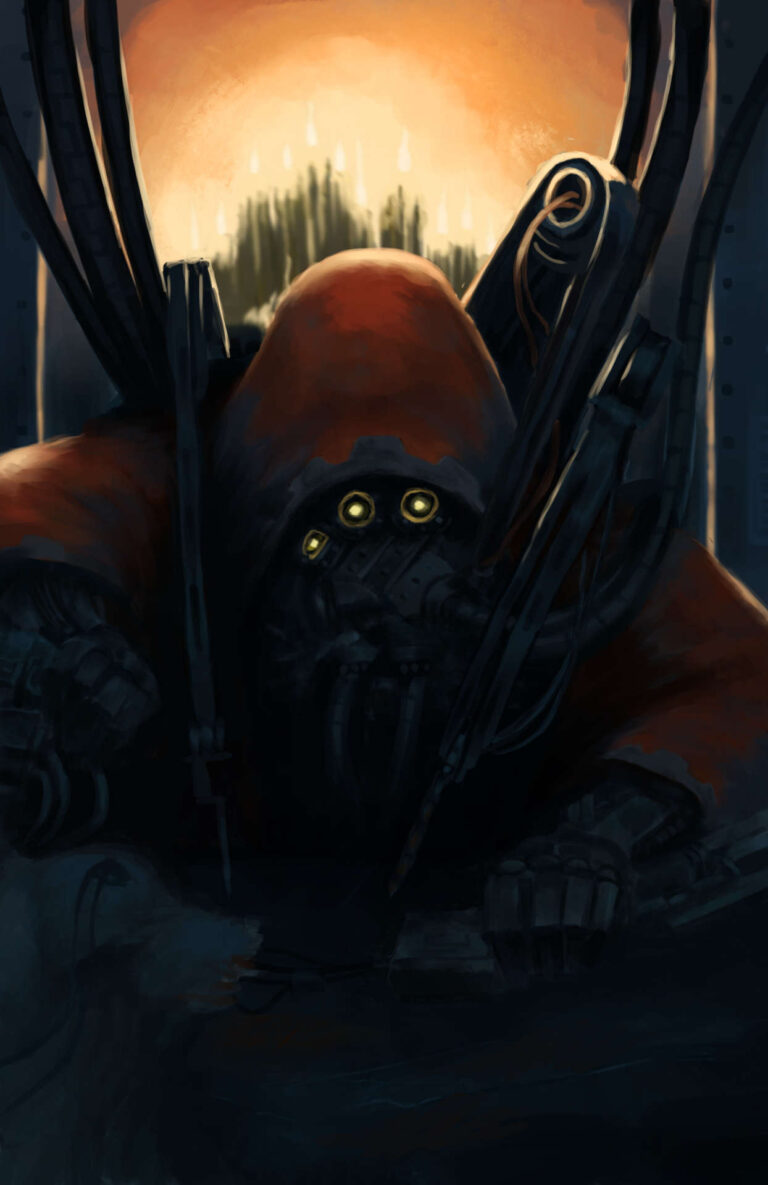 Tech-Priest by Maciej Dzięcioł 