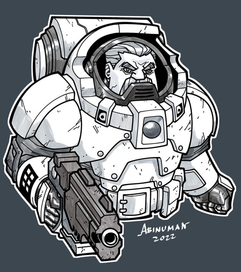 Votann Warrior by Judd Abinuman 