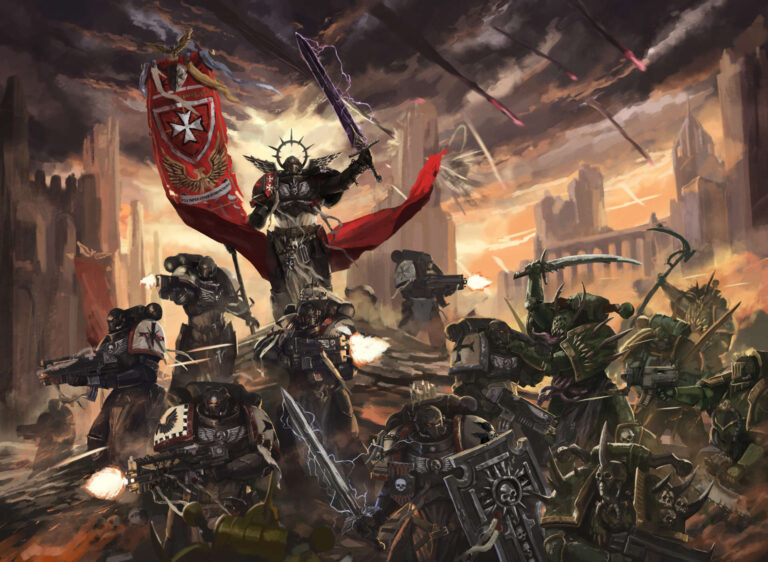 Black Templars vs Death Guard by Judas Chaban 