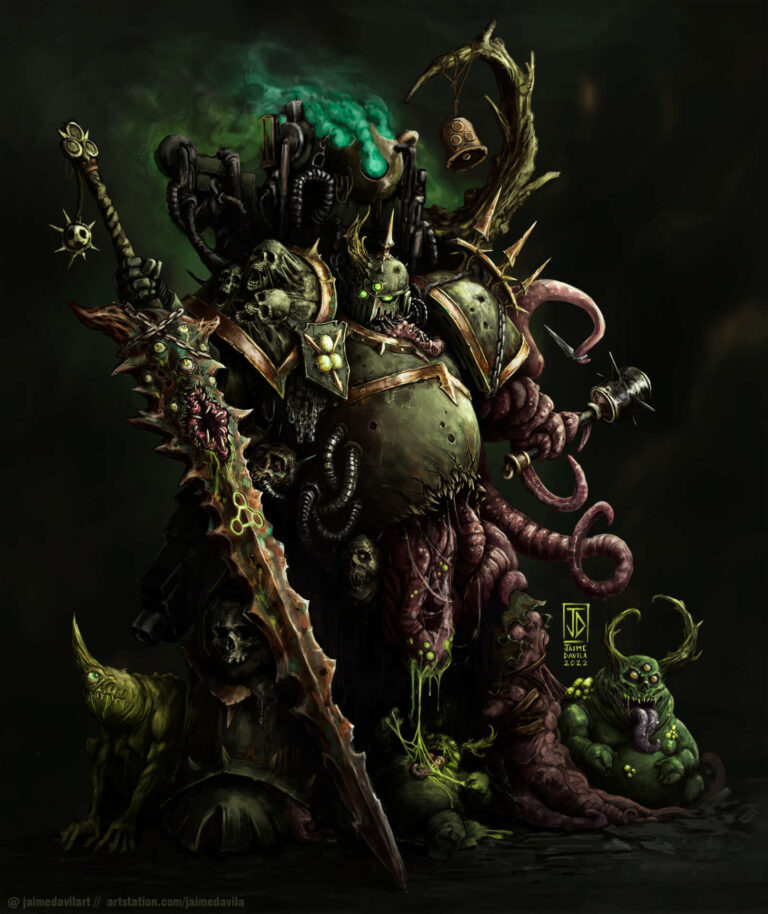 Death Guard Plague Marine by Jaime Dávila Death Guard Plague Marine by Jaime Dávila