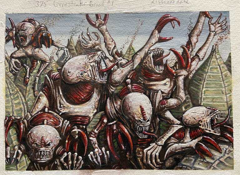 Genestealer Brood by Lissanne Lake