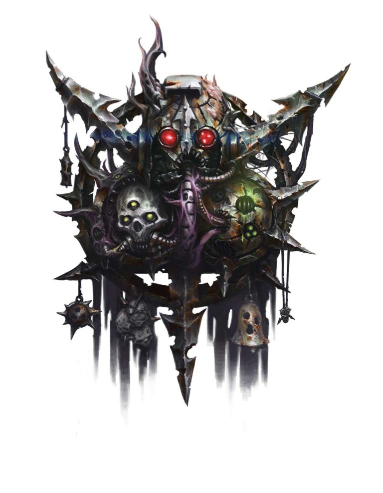 Heraldry of the Death Guard by Gwayne Li 